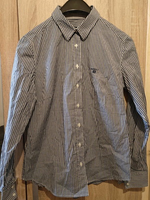 Gant women's shirt dark blue/white medium like new