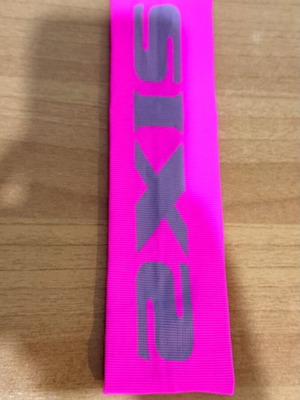 Hairband like new, pink, elastic for sports