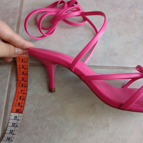 Zara pink kitten heels sandals new, size 39