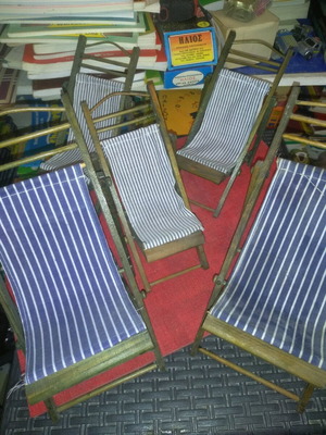 Doll chairs and wooden seats new