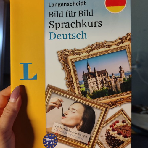 Langenscheidt German Language Learning Book A1-A2 Like New
