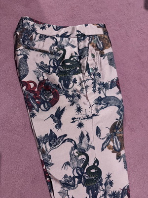 Παντελόνι Scotch And Soda ροζ σομόν XS μεταχειρισμένο με σχέδιο