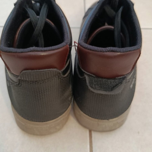 Renato Carini ankle boots size 43 new, black with grey sole