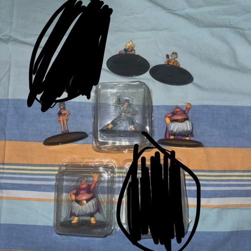Dragonball Hachette miniatures, 6 figures, 1 double
