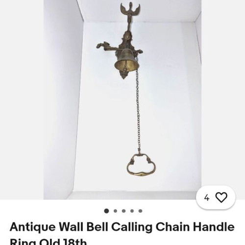 Antique 18th Century Bronze Bell used