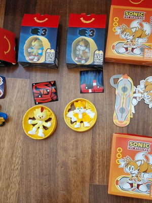 McDonalds Happy Meal Sonic and Super Mario figure collection