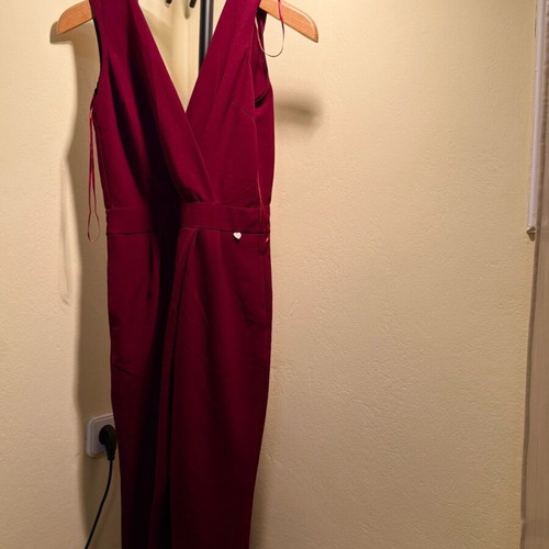 Lynne one-piece jumpsuit new, red wine color, size M
