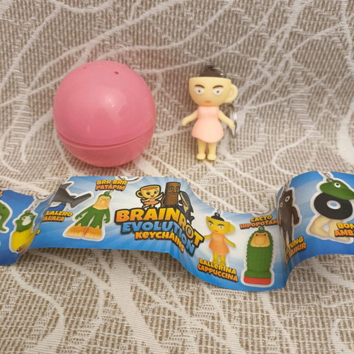 Italian Brainrot Evolution Ballerina Cappuccina plush set new