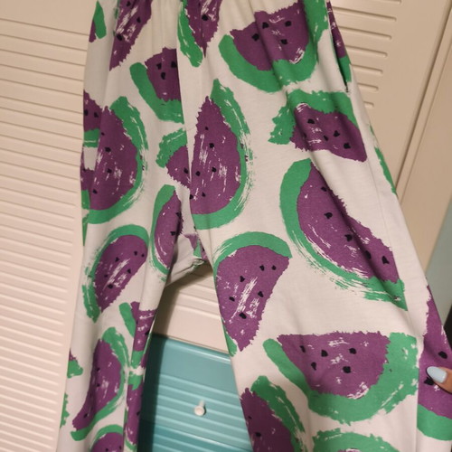 Karavan Watermelon Dress OS and Trousers M/L like new, multicolor