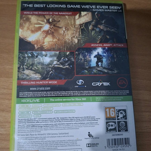 Crysis 3 Xbox360 used, good condition