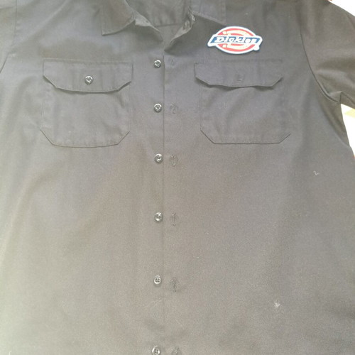 Κοντομάνικο πουκάμισο Dickies Clintondale Rec μέγεθος M σαν καινούργιο, μαύρο