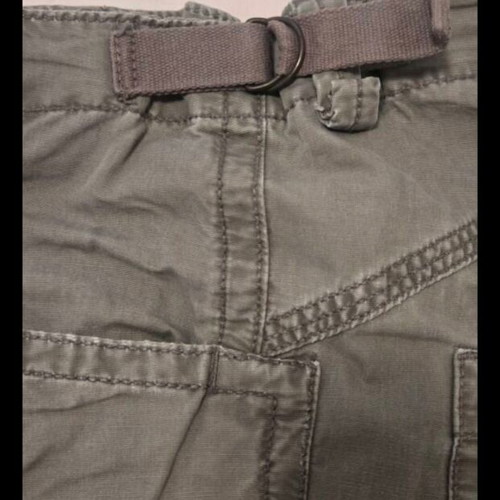 Armani Jeans long cargo bermuda shorts, khaki