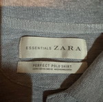 Zara ανδρικό polo tshirt γκρι medium μεταχειρισμένο