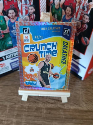 Calathes Crunch Time card new Panini Euroleague