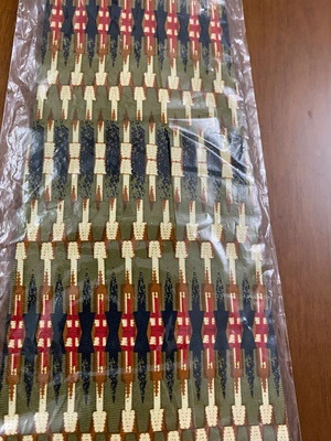 Men's tie new, multicolored polyester