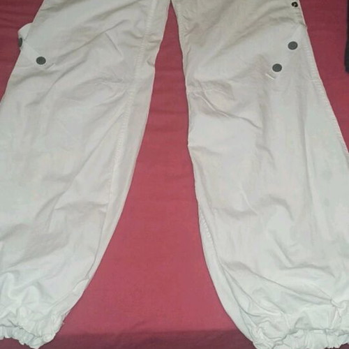 Diesel fabric white pants like new with unique design