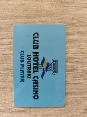 Casino Loutraki card used, old piece