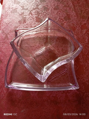 Plate and bowl new, set of two pieces