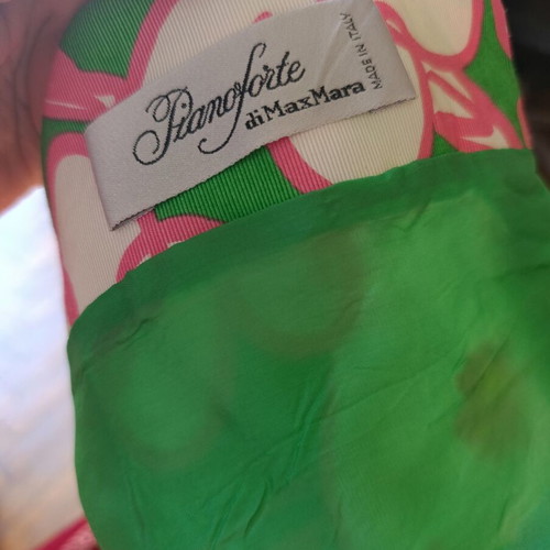 Cropped vintage summer blazer Pianoforte di Max Mara like new, pink and green
