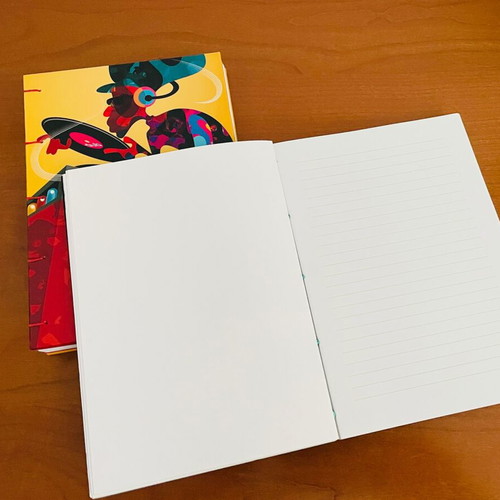 M Thompson Freestylee Art Notebooks set of 2, handmade, A5 15x21 cm