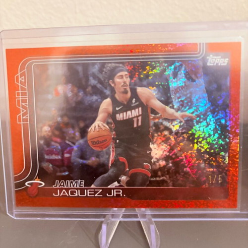 Jaime Jaquez Jr collectible card 1/5 from Topps Flagship 25-26 like new