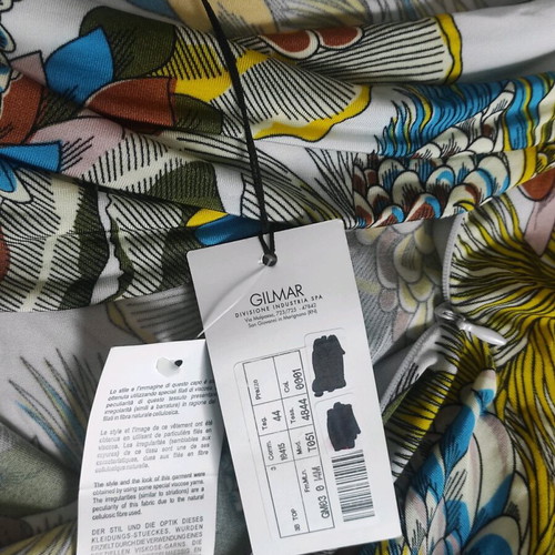 Vintage Top Ice Iceberg με Χιαστί Πλάτη και Floral Print, Καινούργιο