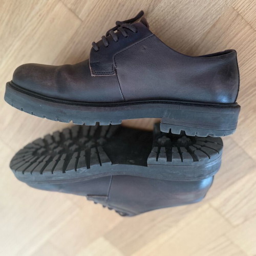 Massimo Dutti brown shoes like new, size 41, derby style