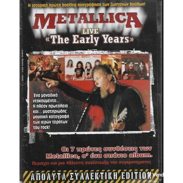  CD / METALLICA / LIVE THE EARLY YEARS