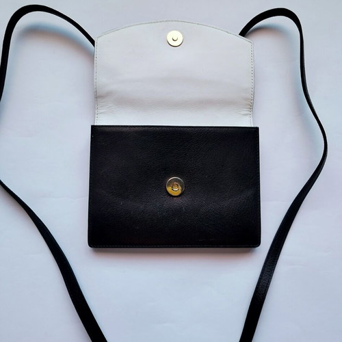 Goldpfeil vintage accordion mini bag black and white used
