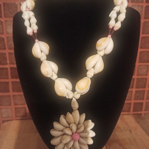 Necklace with shells used from Maldives