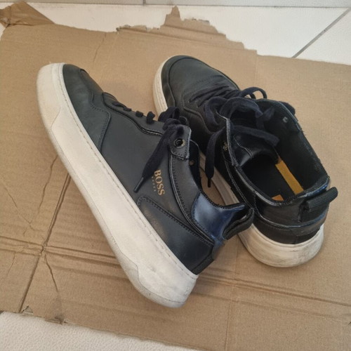 Hugo Boss men's boots used, size 42, black and white