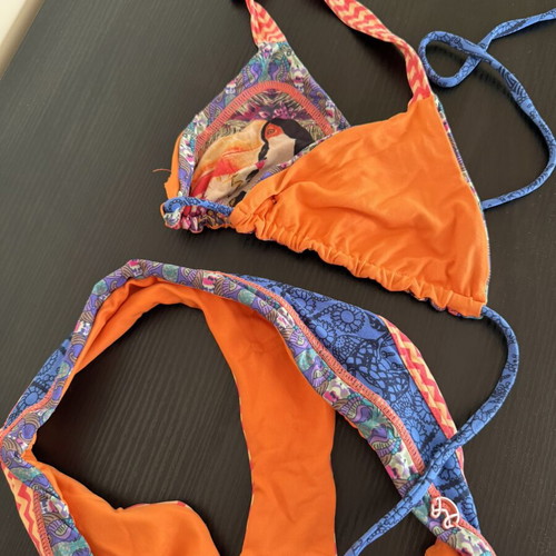 Maaji double face swimsuit with exotic print, like new, size small
