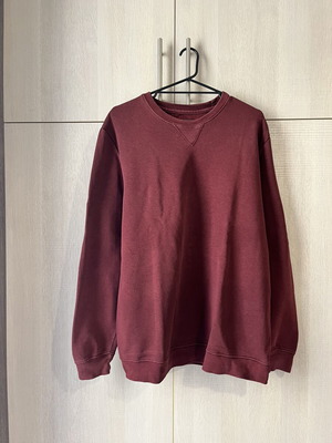 Ανδρικό πουλόβερ Pull & Bear μεταχειρισμένο, μέγεθος Large, μπορντό