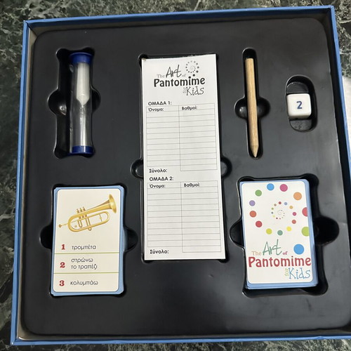 The Art of Pantomime for Kids board game used