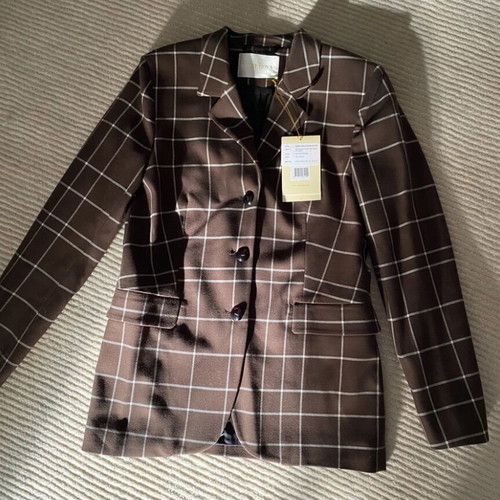 Brown blazer jacket Stine Goya new with tags