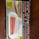 Sausages baking dish for microwave