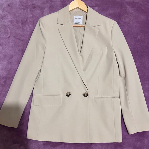 Bershka blazer new, beige, size XS