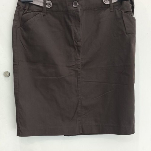 Mangano brown skirt XL like new, cotton blend