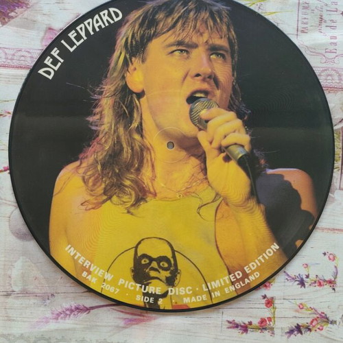 Def Leppard Interview Picture Disc Limited Edition like new, rock