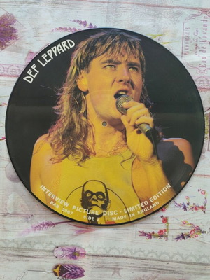 Def Leppard Interview Picture Disc Limited Edition like new, rock