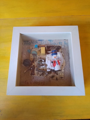 3D painting mixed media Andreas Gkenios 03 used