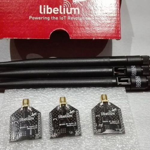 Libelium LoRa SX1272 transceivers 21km 3 pcs new with antennas