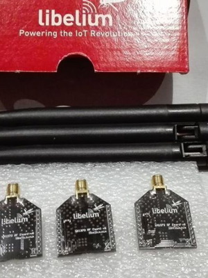 Libelium LoRa SX1272 πομποδέκτες 21km 3 τεμ. καινούργιοι με κεραίες