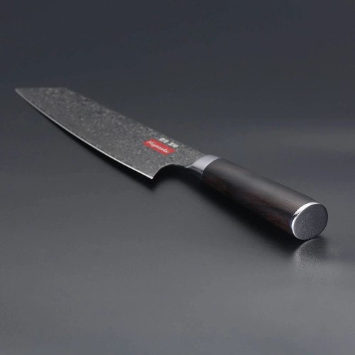 Takahiro Miyazaki Santoku Knife 20cm VG10 Damascus Ebony Handle with Case New
