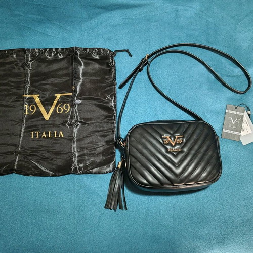 Versace 1969 shoulder bag black like new leatherette