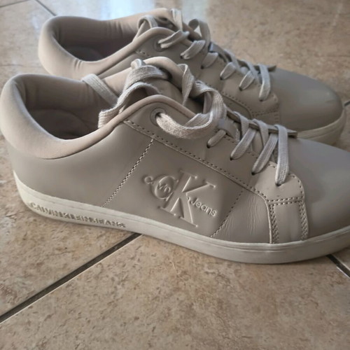 Calvin Klein women's athletic shoes like new, size 39, beige
