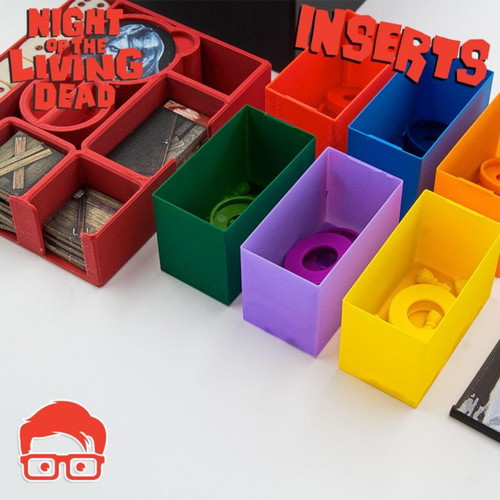 Zombicide Night of the Living Dead Board Game Organizer new, 3D printed