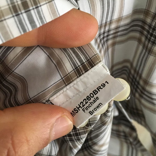 Barbour shirt like new, cotton, size L, tartan pattern