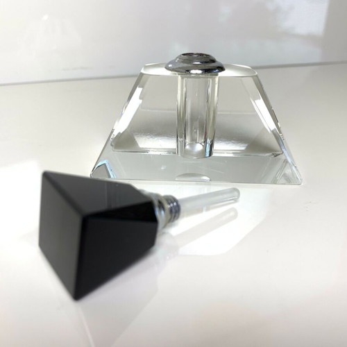 Glass perfume bottle used