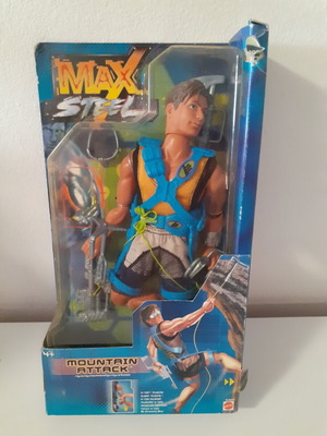 Max Steel Mountain Attack action figure Mattel 1999